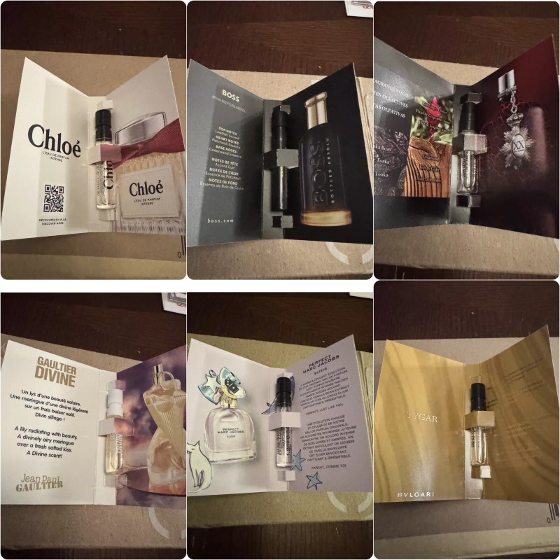 Designer Parfums Perfume Samples - Lot of 8 High End