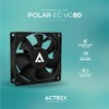 Acteck Ventilador POLAR EG VG80 80mm 2500RPM Negro Molex AC-938129