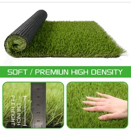 LGR SHINE Artificial Grass Turf for Dogs 3 ft x 10 ft,1.38 inch Fake Grass Pee Pad for Puppy Potty Training，Faux pet Grass Rug for Indoor/Outdoor Patio,Dogs Wee Wee Pad,Turf Grass Mat for Dogs Potty