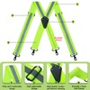 MELOTOUGH Reflective Safety Suspenders,Suspenders for Men,Industrial Strength Suspender for Jeans,Men