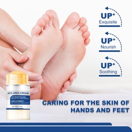 Urea Cream 42 Percent for Feet - Urea Foot Cream - Foot Cream 42 Percent for Cracked And Dry Skin - Foot Moisturiser Repair Cream - Skin Care Hands & Feet - Cracked Heel Repair Cream 2pcs