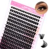 Fadlash DIY Eyelash Extensions 0.07 D-8-16 mm 80D Individual Eyelash