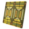 Frank Lloyd Wright's Oak Park Skylight Design on 8" Square