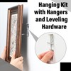 Blulu Mirror Hanging Kit with Hangers and Leveling Hardware Adjustable