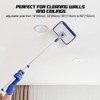 Qaestfy Baseboard Cleaner Tool with Handle, Wall Floor Mop with