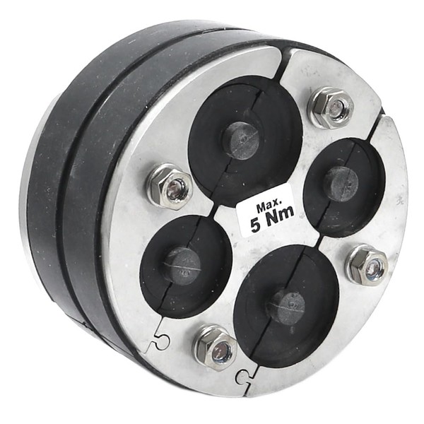 WITTKOWARE 100 mm Wall Feed-Through (DN100 Ring Space), Divided, for