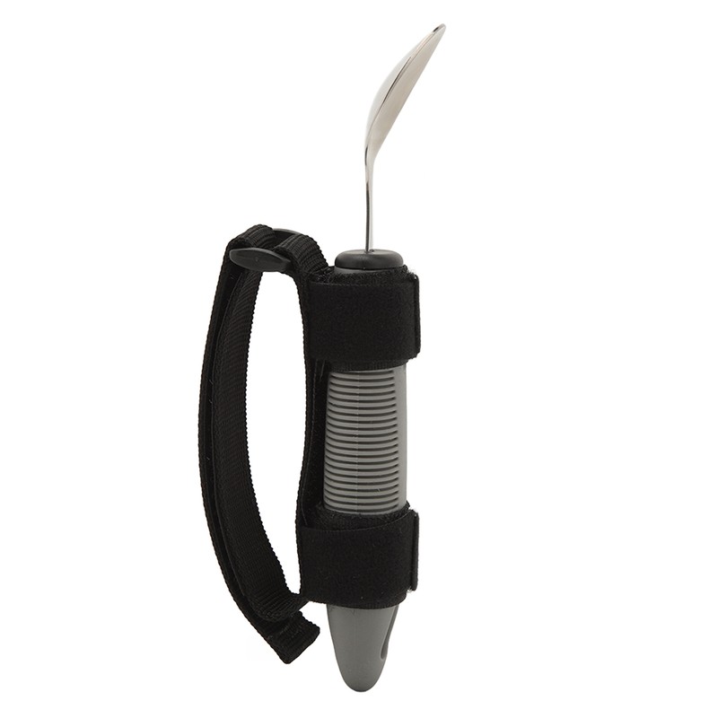 Eating Aids Spoon Stainless Steel Antislip Easy to Grip Adaptive