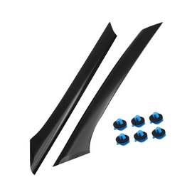 A ABSOPRO Pair Windshield A-Pillar Trim Panel for Ford Flex 2009-2019 Driver and Passenger Outer Side Replaces BA8Z-7403145-AA BA8Z-7403136-AA Front Left and Right A Pillar Item Replacement