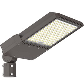 WHLED 400W LED Parking Lot Light with Slip Fitter, 5000K Daylight 56000Lm, 1500W HPSHID Equivalent, Commercial Outdoor Security Flood Lighting