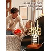 CoolGift Mart Light Up Guitar Pick Holder, Acrylic Rock and