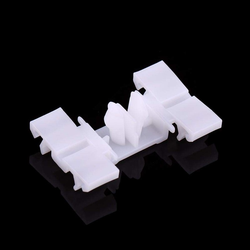 Car Clips, Pack of 50, White, Plastic, Car Strip, Decorative
