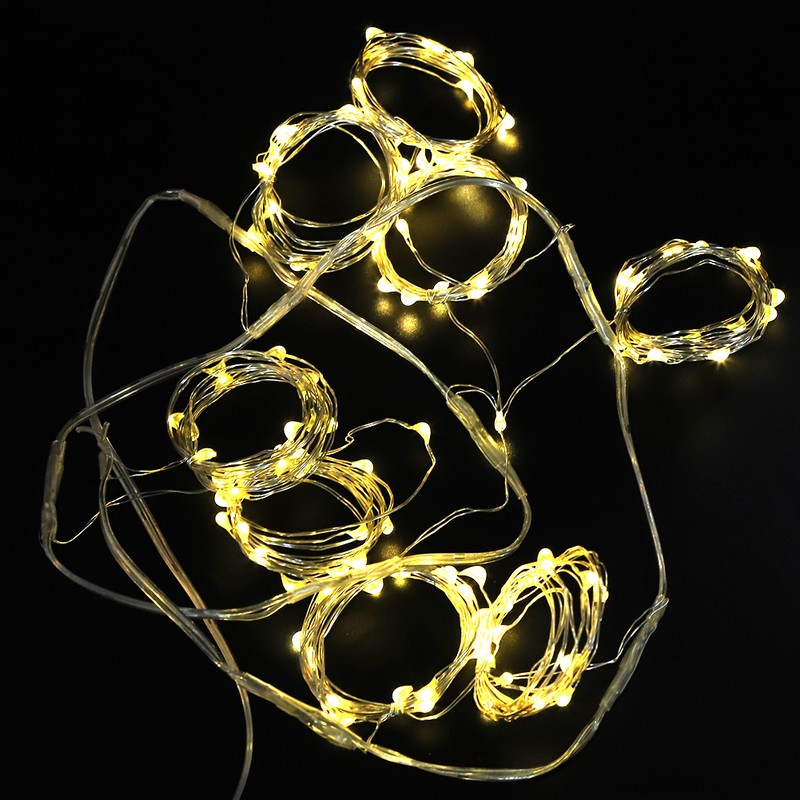Outdoor Solar Power 120LED Chips Umbrella String Lights for Garden
