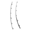 1 Pair Front Bumper Grille Chrome Trim 5E0853768 Left Right