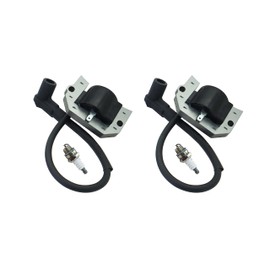 2 PACK 21171-7034 Ignition Coil Module for Kawasaki FH381V FH430V FH480V FH541V FH580V Lawn Mover Engine with Spark Plug Replace # 21171-7001 21171-7007 21171-7006 21171-7013
