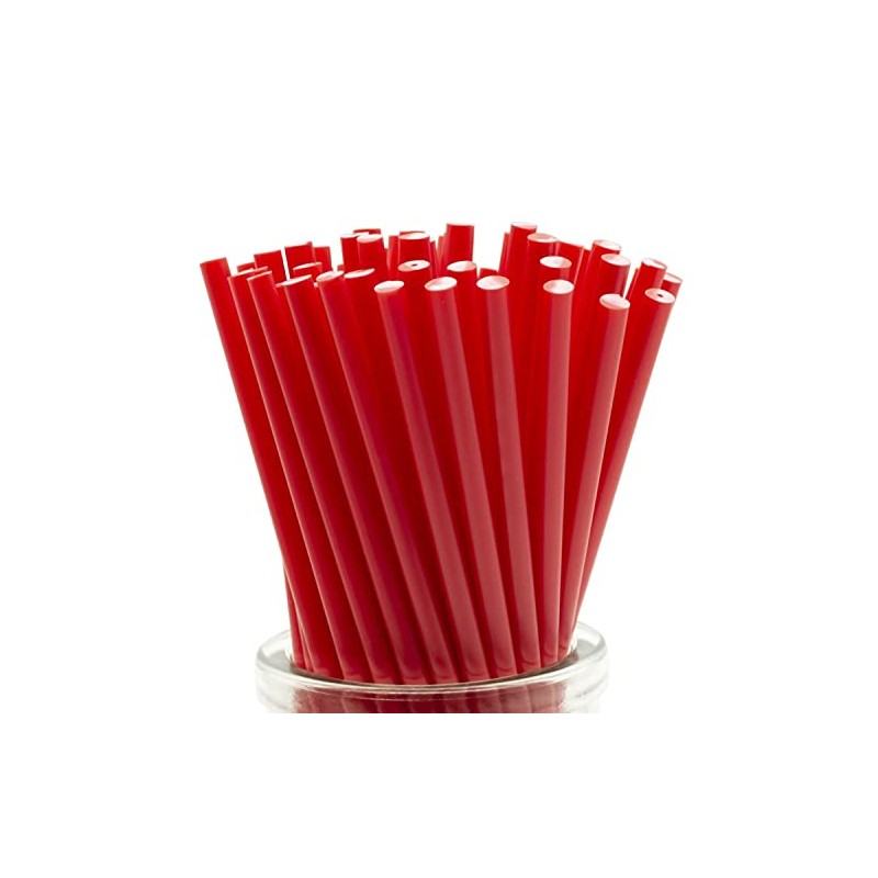 Plastic Lollipop Sticks - 114mm x 4mm Pack of 50