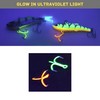 CERAMIC-ON 10PCS Treble Hooks Glow in Ultraviolet Light Glowing Fishing