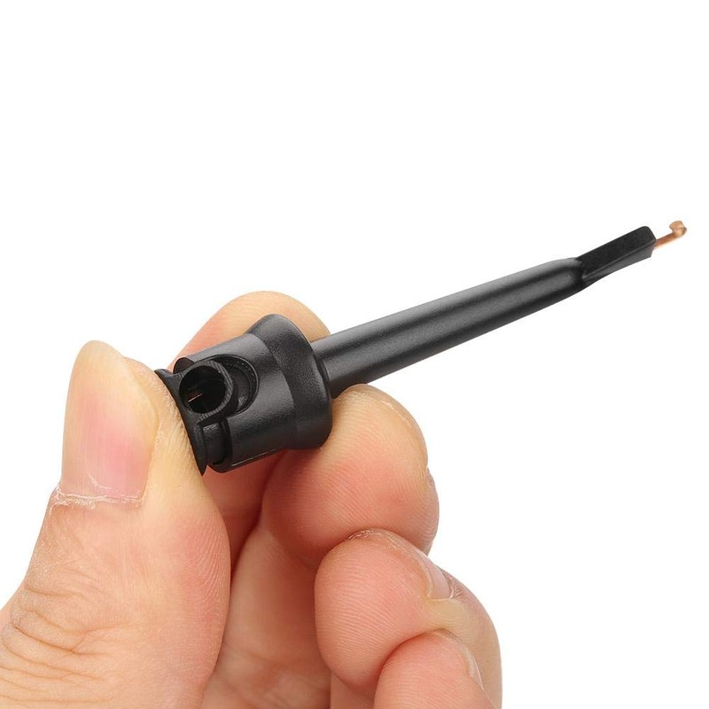 10pcs Multímetro de prueba Cable de gancho Cable de prueba
