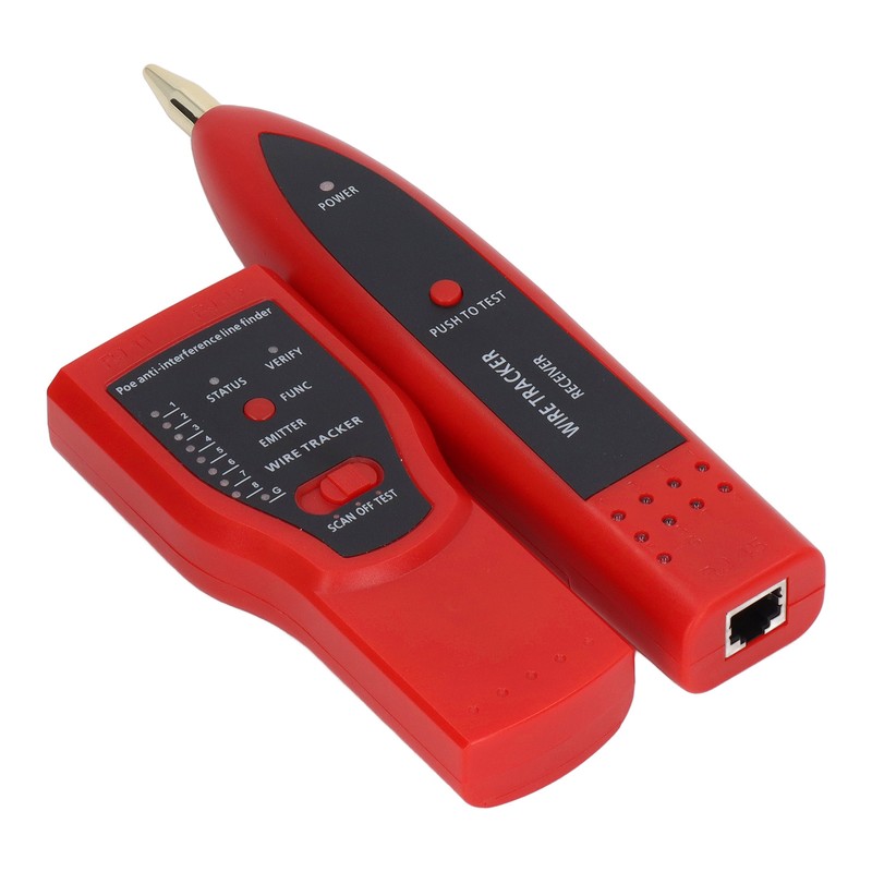 POE Net Cable Wire Tester Multifunctional ABS Regulable Sensitivity Ethernet