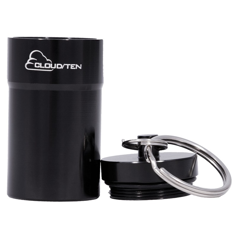CLOUD/TEN Aluminum Airtight Case 2.25” Travel Storage Container – Carry