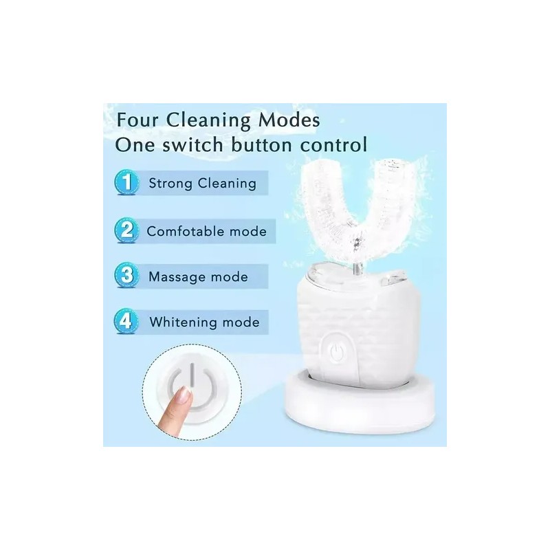 Cepillo Dientes Eléctrico Ultrasónico Para Adultos Tipo U A