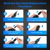GRYVOZE Pneumatic Rivet Nut Gun Kit with 1/4 & 5/16