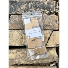 Hyper Tough 25-Pack HYPER TOUGH 1 x 1 Cable Tie Mounting Bases Self Adhesive Backing