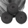 Gray Bundles P1BGrey Straight Human Hair Bundles Two Tone Black