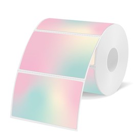 3x2 inch Pink Direct Thermal Labels for Shipping, Barcodes, Address, Waterproof Thermal Stickers Compatible with Rollo Label Printer & Zebra Desktop Printers- Gradient Color