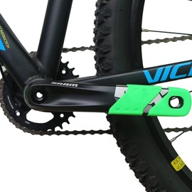 Genérico Protector de manivela de Bicicleta Tapas de bielas de Bicicleta Funda Protectora de manivela Protectores de bielas de Silicona Anti-rayaduras para Bicicletas de montaña MTB Bicicleta de Carr