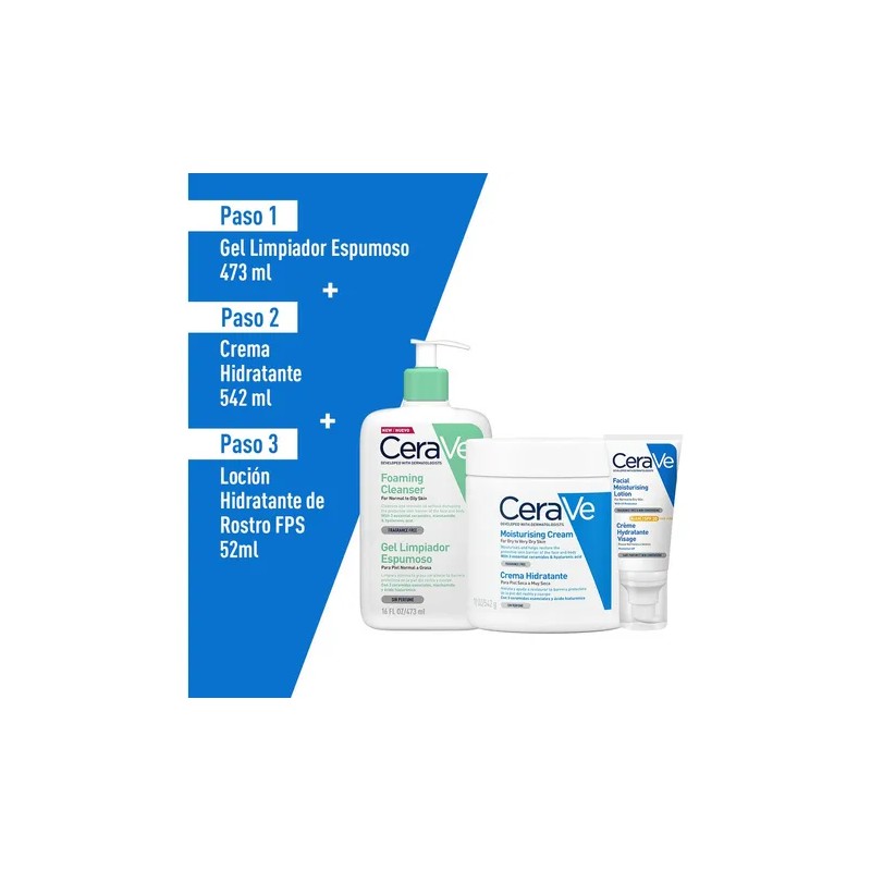 CeraVe Bundle Piel Normal kit 3 unidades