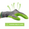 WORKPRO 6 Pairs Garden Gloves Work Glove Eco Latex Palm