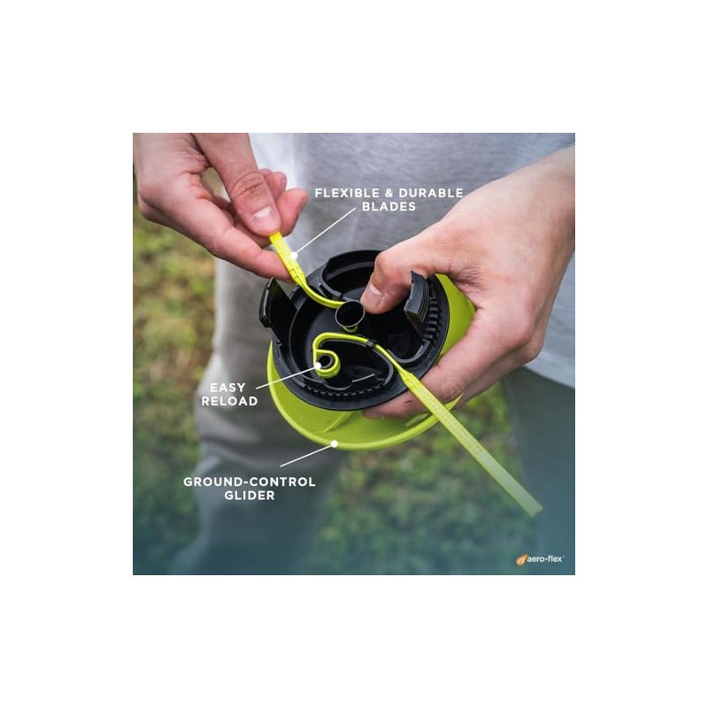 Aero-Flex Snap & Trim Trimmer Head Replacement with 16 Flexible