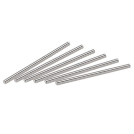 uxcell 6Pcs M5 x 90mm Fully Threaded Rod 304 Stainless Steel Right Hand Threads,M5-0.8 Thread Pitch