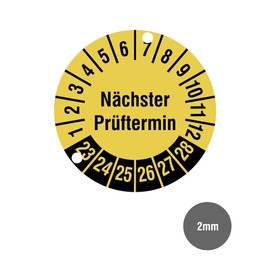 Labelident Labels Punch Pliers with Round Notch Shape - 2 mm Hole Size - Stainless Steel Notch Pliers for Test Badges, 48 mm Jaw Depth, Control Pliers