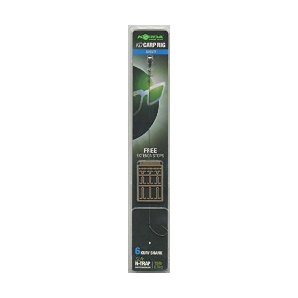 Korda NEW Ready Tied KD Carp Rigs Size 6 Barbed