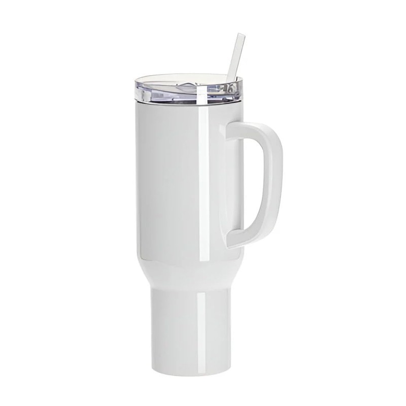 Smile & Sparkle Large Unisex 40oz Stainless Steel Travel Cup