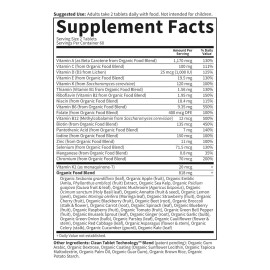 Garden Of Life Organics Multivitaminico Hombres 120 Tab Sabor Sin Sabor