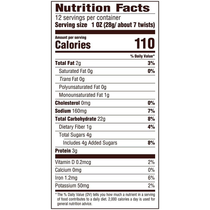 Snyder's Honey Wheat Braided Twists 12oz -Bags of 3