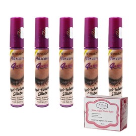 Prosa 4 en 1  Rimel Mascara Para Pestañas Varios Modelos  5 Pack  Jabón 50Gr La Artesanal (Maxi-Volumen Silicón)                                      