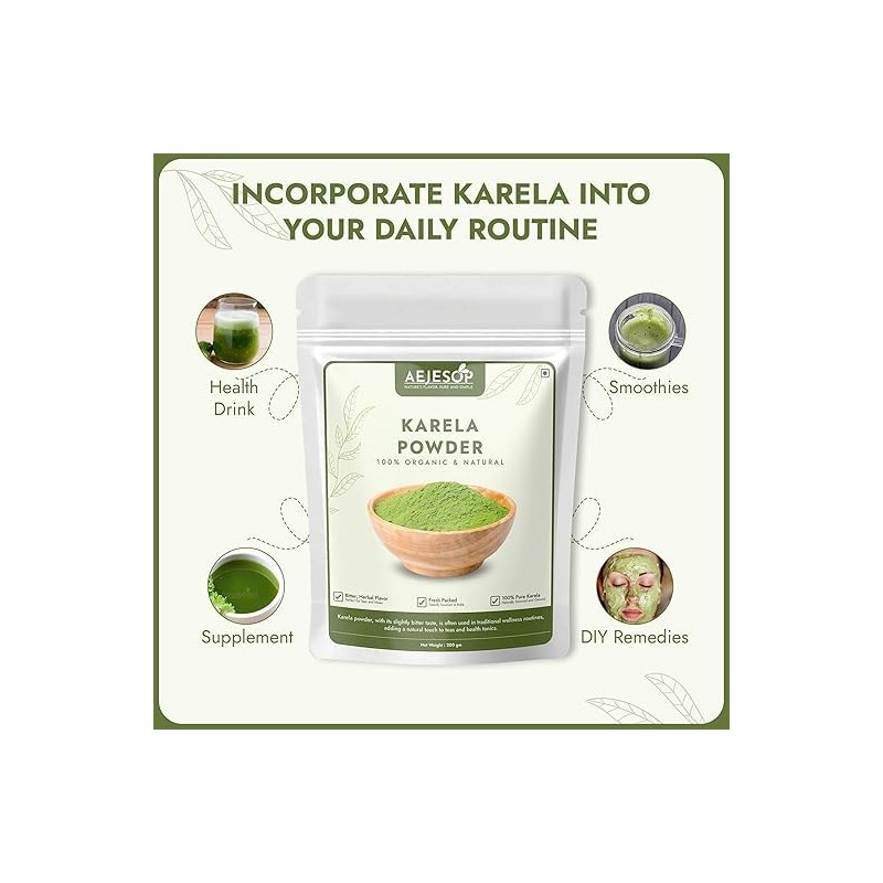AEJESOP Karela Powder | Bitter Melon, 7 oz/ 200 gm