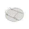 Excellante Nickel Plated Round Cooling/ Steamer Rack, 17-3/4-Inch
