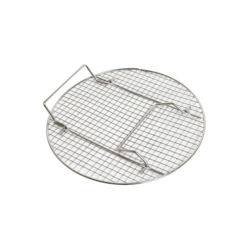 Excellante Nickel Plated Round Cooling/ Steamer Rack, 17-3/4-Inch
