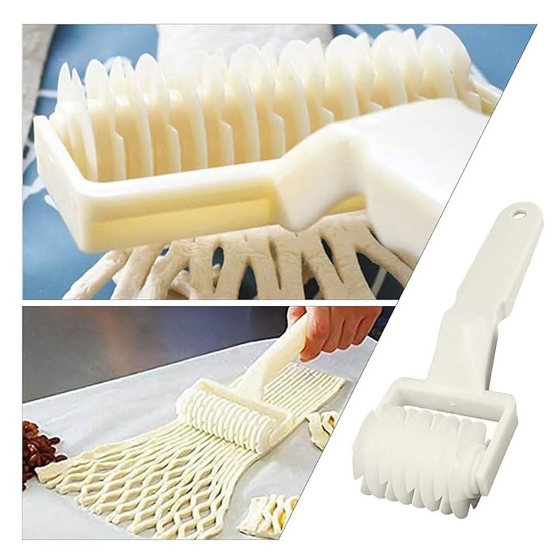 1 Pcs Plastic Hobbing Kitchen Bakery Baking Tool Waffle Cutter