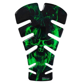 Bike Label 500147A Tank Pad Paint Protector Sticker for Motorcycle Tanks Ghost Green