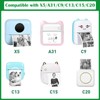 10 Rolls Mini Printer Sticker Paper Roll, Thermal Printer Paper,
