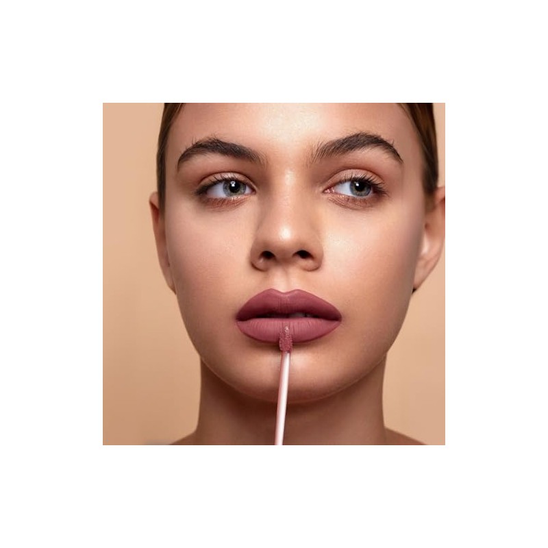 6PCS Lápiz labial mate, lápiz labial antiadherente, lápiz labial hidratante