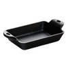 Lodge Heat Enhanced and Seasoned Cast Iron Rectangular Mini Server,