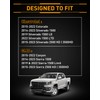 LESAUCE Full LED License Plate Light Lamp Assembly Fit for