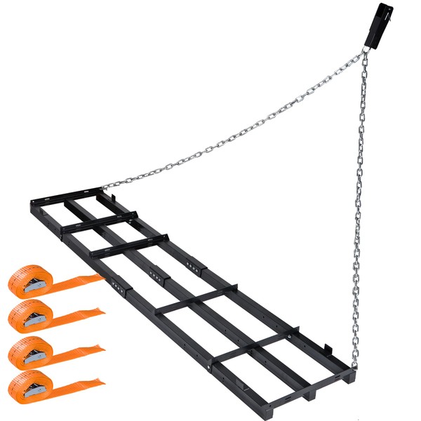 Toriexon 8 FT Drag Harrow Driveway Grader, Heavy Duty Power