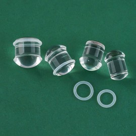 TBOSEN Precise Dimensions Set Color Acrylic O-Ring Ear Plugs Tunnels Gauges Stretcher Piercings Kit